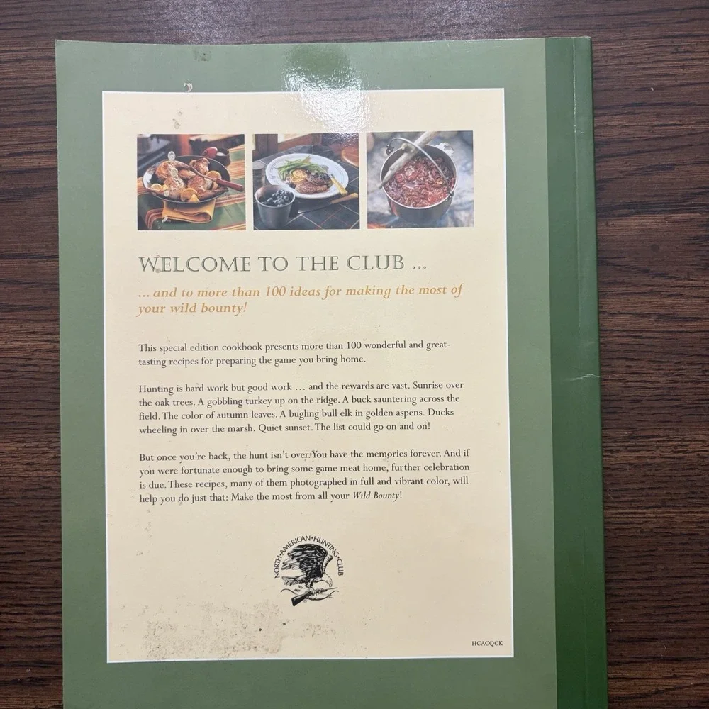 WILD BOUNTY A SPECIAL EDITION GAME COOKBOOK